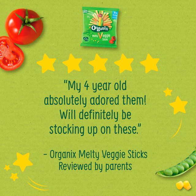 Organix Melty Veggie Organic Sticks Baby Snack 7 months+    15g