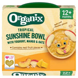 Organix Tropical Sunshine Bowl With Yoghurt Mango &amp;amp; Oats Toddler Food   120g