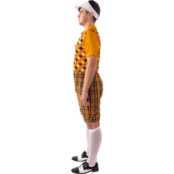 Orion Costumes Male Golfer Costume (Orange &amp;amp; Black) Standard