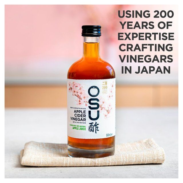 OSU Raw Apple Cider Vinegar with The Mother Apple Juice Blend   500ml