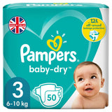 Pampers Baby-Dry Size 3 Nappies Essential Pack