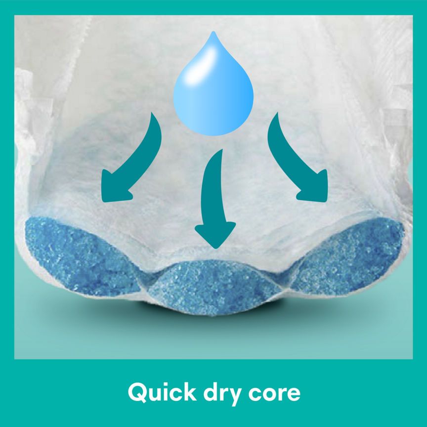 Pampers Baby-Dry Size 6 Nappies Essential Pack