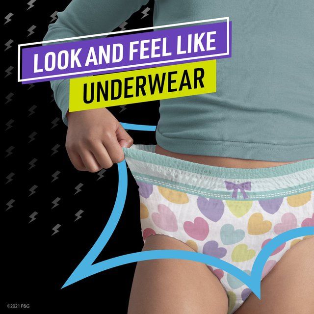 Pampers Ninjamas Pyjama Pants Girls 9 Pyjama Pants 8-12 Years 27-43kg   9 per pack