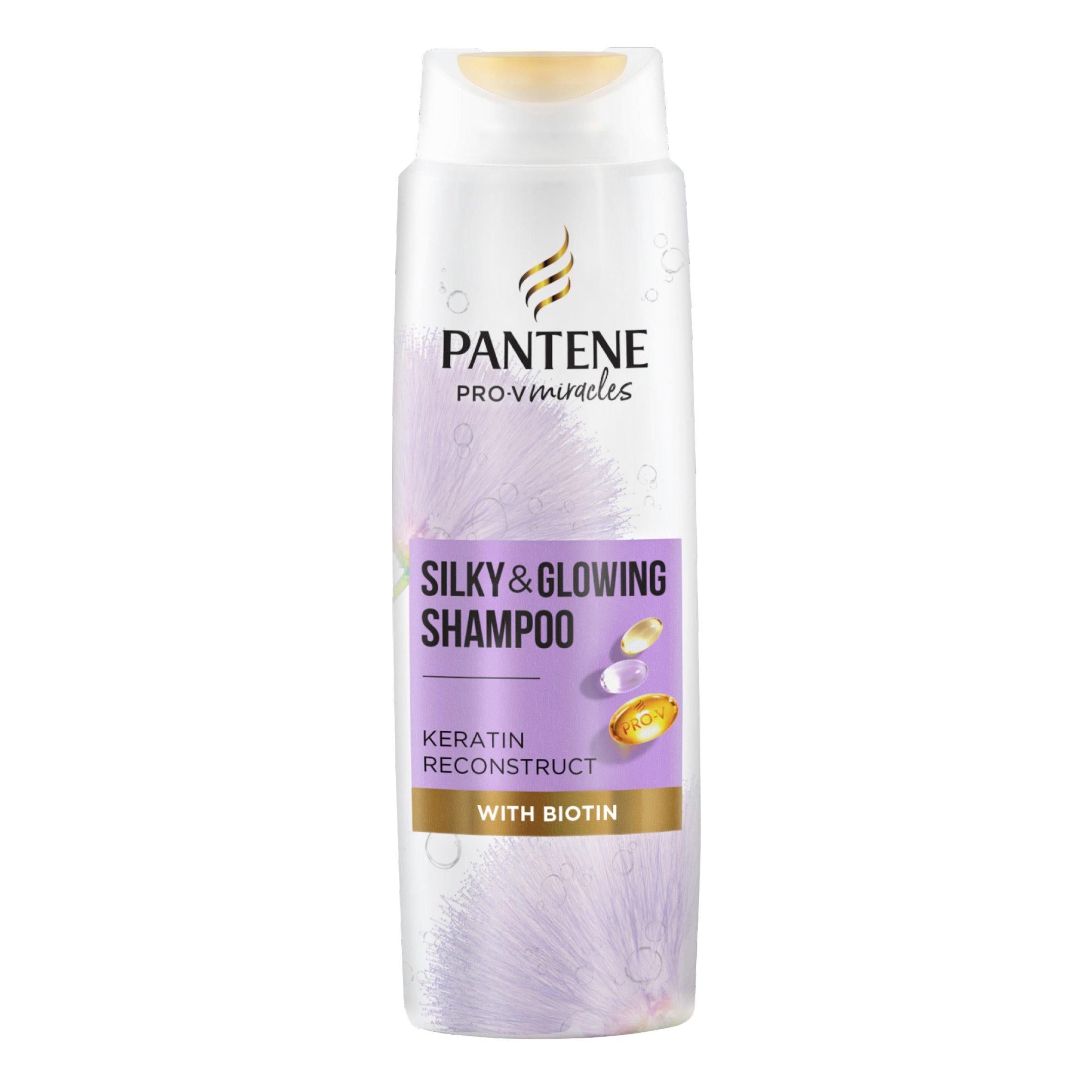 Pantene Pro-V Miracles Silky &amp;amp; Glowing Shampoo For Dry And Damaged Hair 400ml