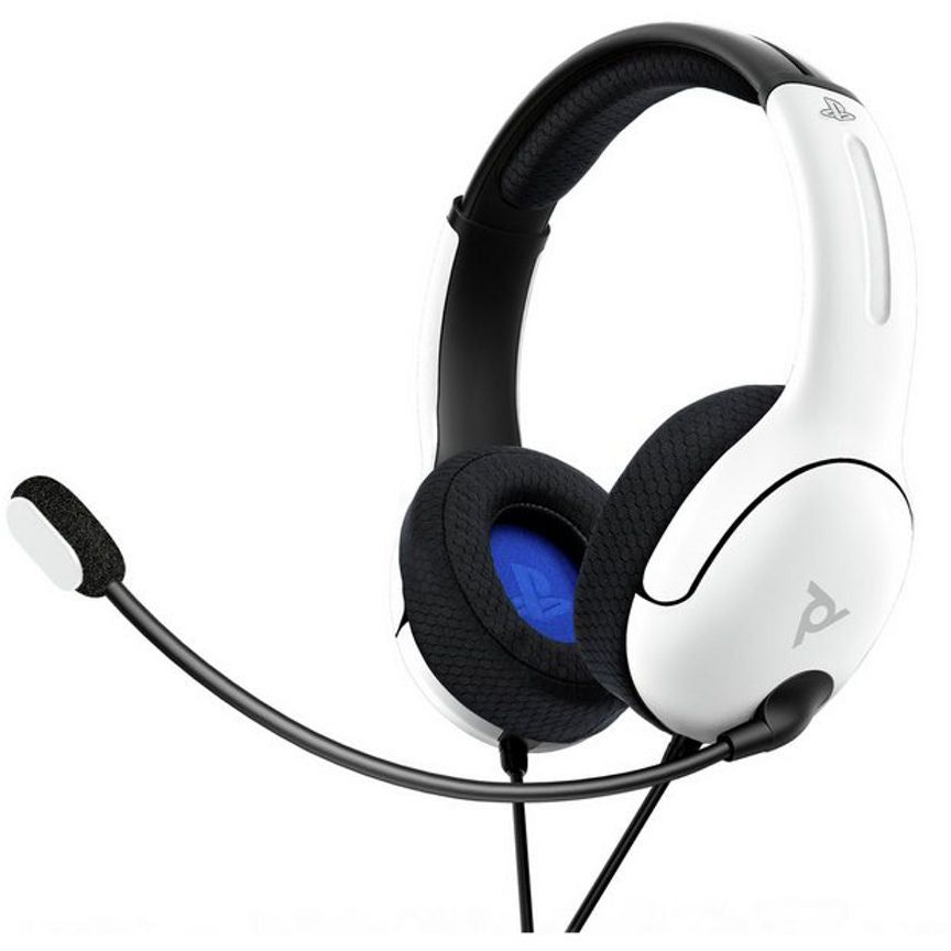 PDP Licensed Lvl40 Stereo PS5, PS4 &amp;amp; PC Headset - White