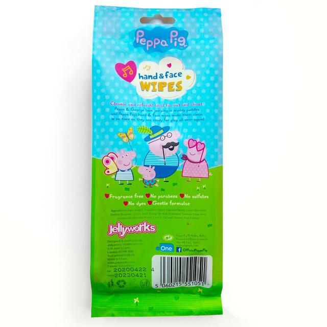 Peppa Pig Hand &amp;amp; Face Wet Wipes Multipack   3 per pack