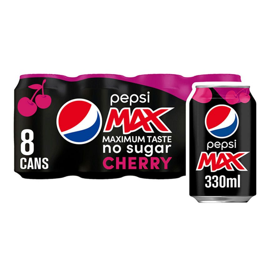 Pepsi Max Cherry Cans