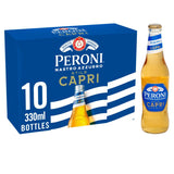 Peroni Nastro Azzurro Stile Capri Bier Lager Flaschen 10er Pack