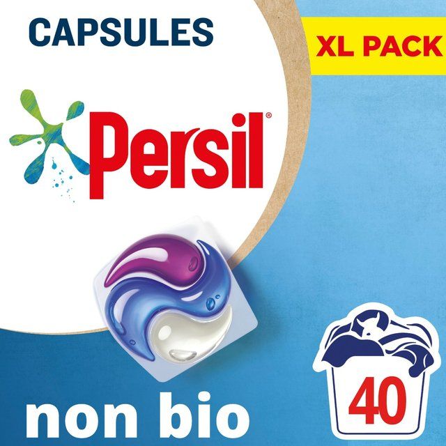 Persil 3 in 1 Laundry Washing Capsules Non Bio   40 per pack