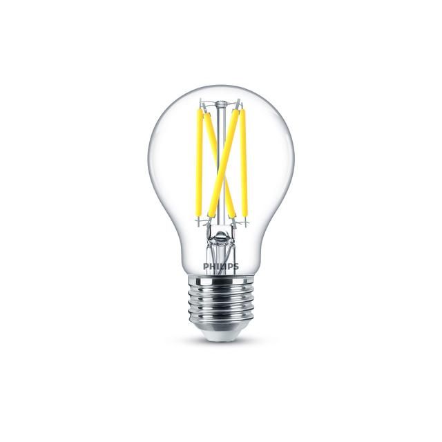 Philips LED Classic 60W A60 Light Bulb E27 Warm Glow Dimmable