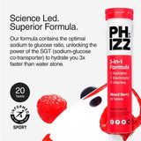 Phizz Mixed Berry 3-in-1 Hydration Electrolytes and Vitamins Effervescent   20 per pack