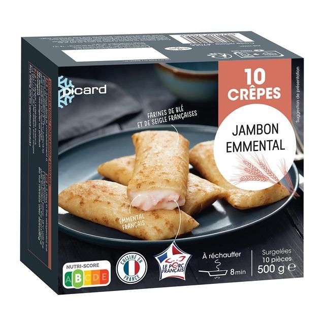 Picard Ham &amp;amp; Emmental Crepes   10 per pack