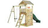 Plum Lookout Tower Wooden Climbing Frame with Swings &amp;amp; Slide
