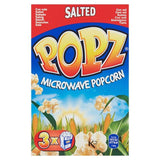 Popz Microwave Popcorn Salted   3 x 90g