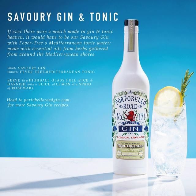 Portobello Road Savoury Gin   70cl