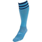 Precision Adult Pro Football Socks (7-11) Sky Blue/Navy / 1EA