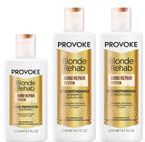 PRO:VOKE Blonde Rehab Recovery &amp;amp; Strengthening 3 Step Bundle