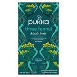 Pukka Tea Organic Three Fennel Tea Bags   20 per pack