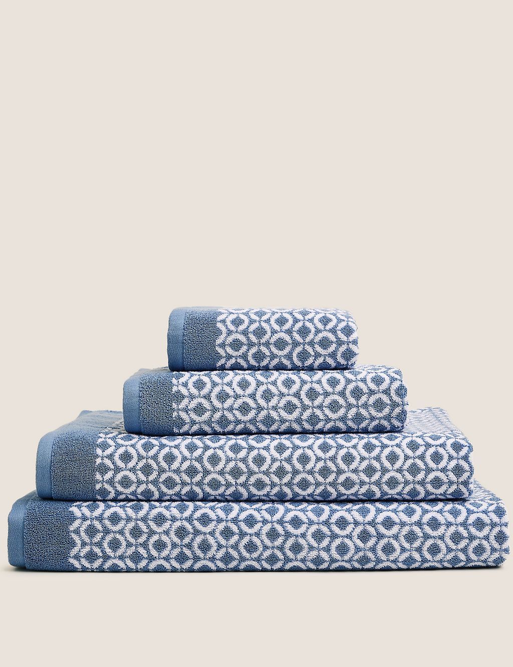 Pure Cotton Repeat Links Towel