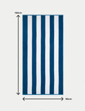 Pure Cotton Striped Sand Resistant Beach Towel
