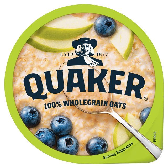 Quaker Oat So Simple Apple &amp;amp; Blueberry Porridge Cereal Pot   57g