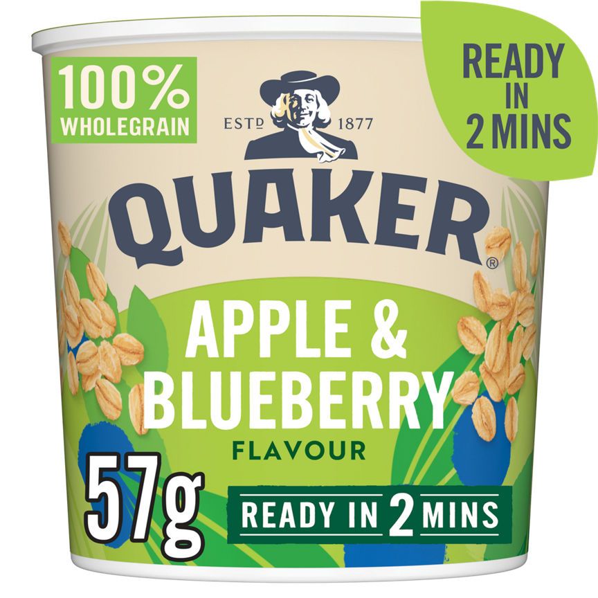 Quaker Oat So Simple Apple &amp;amp; Blueberry Porridge Pot