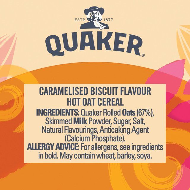 Quaker Oat So Simple Caramelised Biscuit Porridge Cereal Pot   57g