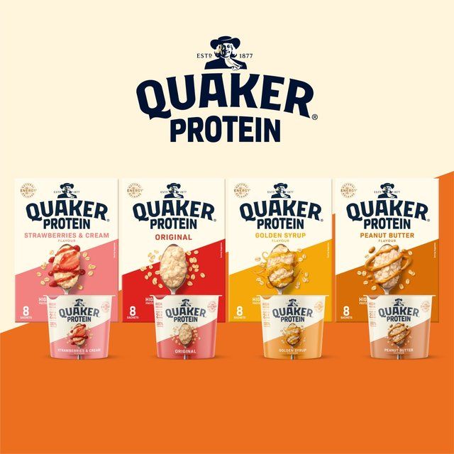 Quaker Oat So Simple Protein Porridge Cereal Pot Original    49g