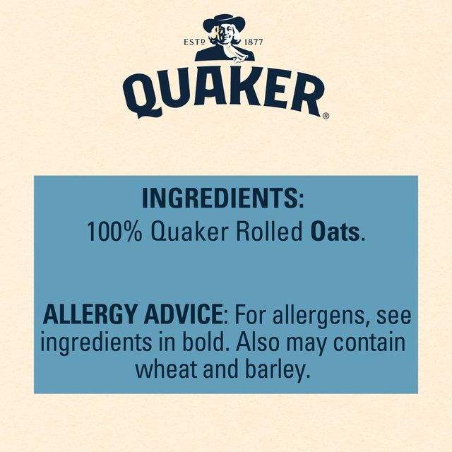 Quaker Rolled Oats Porridge Cereal   1kg