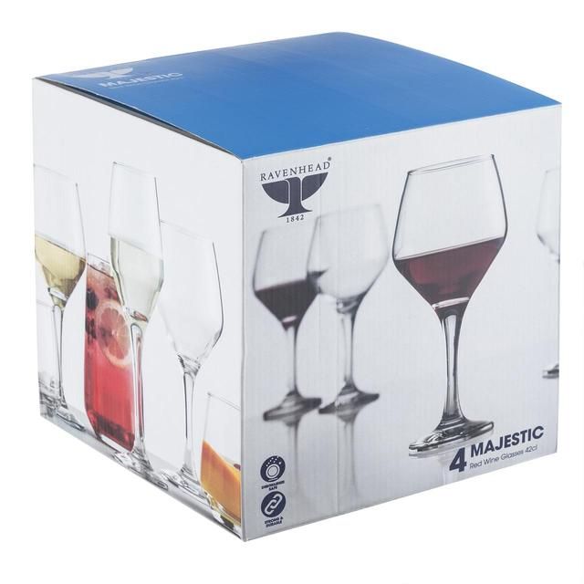 Ravenhead Majestic Red Wine Glasses Set   4 per pack