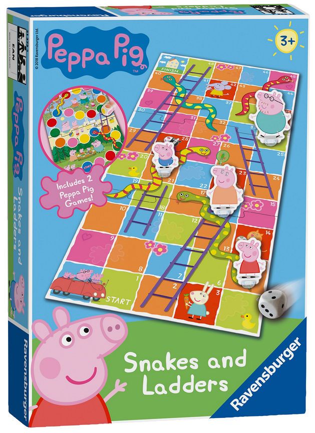 Ravensburger Peppa Pig Snakes &amp;amp; Ladders Game