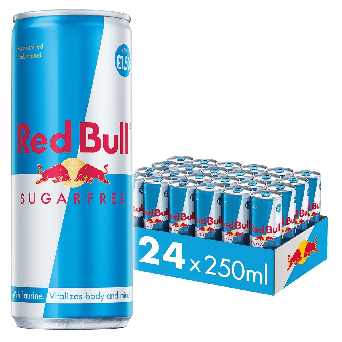 Red Bull Sugar Free PMP &amp;pound;1.50, 24 x 250ml