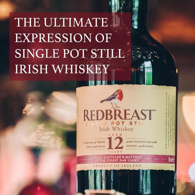 Redbreast 12 Year Old Single Pot Still Blended Irish Whiskey   70cl