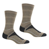 Regatta Womens Samaris 3 Season Boot Socks (3-5) Moccasin Brown/Briar Grey / 0.15EA