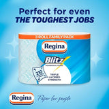 Regina Blitz Household Towel    3 per pack