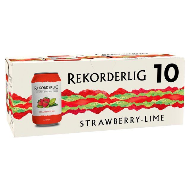 Rekorderlig Strawberry &amp;amp; Lime Cider   10 x 330ml