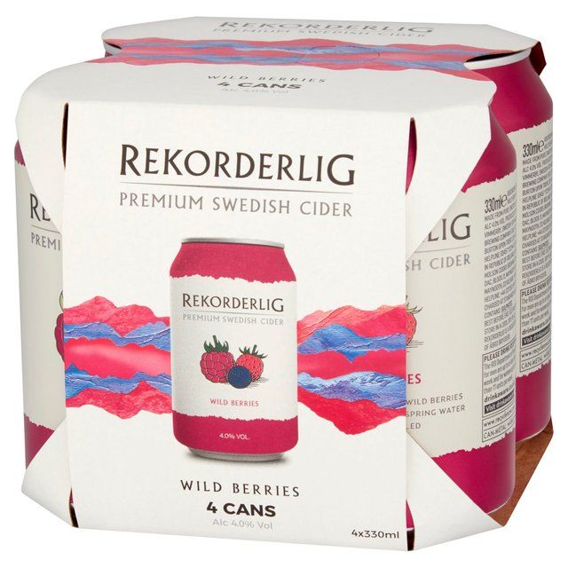 Rekorderlig Wild Berries Cider   4 x 330ml