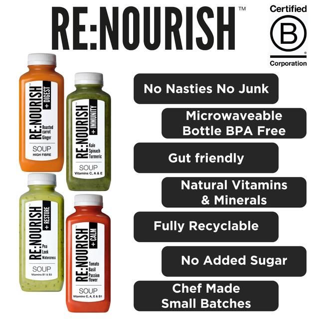 RENOURISH Calm Soup Tomato &amp;amp; Basil   500g