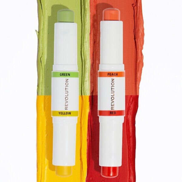 Revolution Colour Correcting Stick Yellow &amp;amp; Green