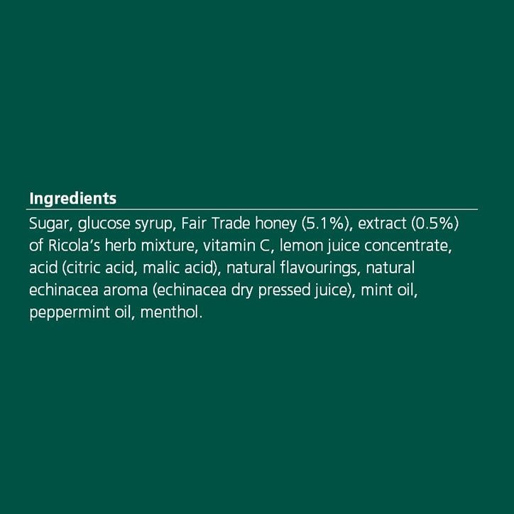 Ricola Soothe &amp;amp; Clear Honey, Lemon &amp;amp; Echinacea 20 Lozenges