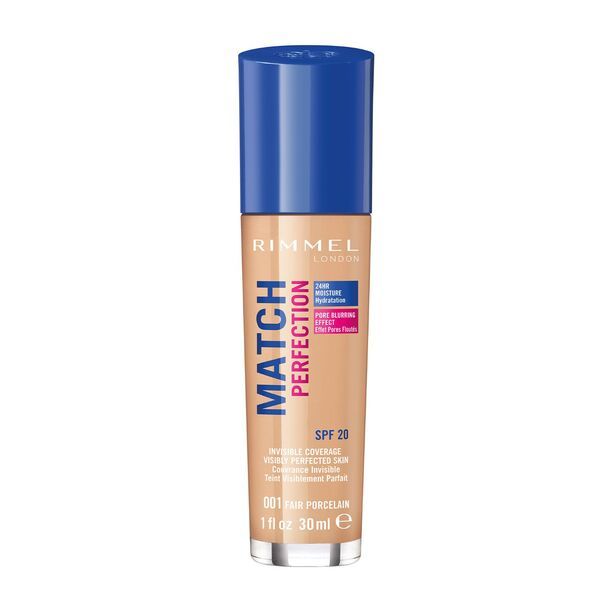Rimmel Match Perfection Foundation Bronze FAIR PORCELAIN