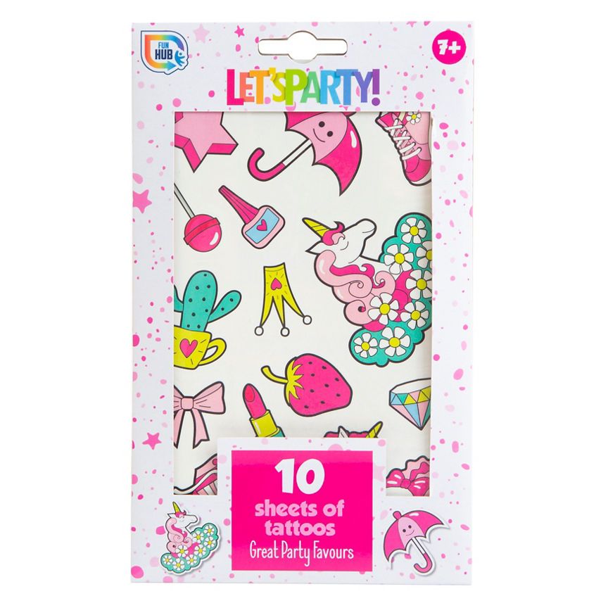 RMS Temporary Tattoo Packs Age 7 Years+