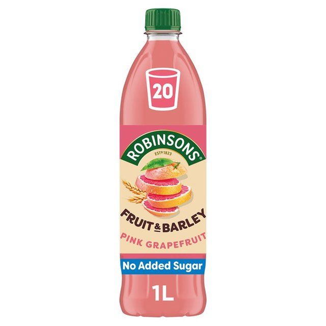 Robinsons Fruit &amp;amp; Barley Pink Grapefruit Squash   1L