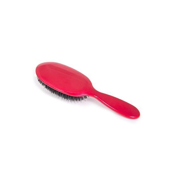 Rock &amp;amp; Ruddle Red Shimmer Small Mix Bristle Hairbrush