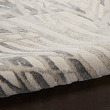 Rustic Textures Ivory &amp;amp; Grey Rug in 3 Sizes