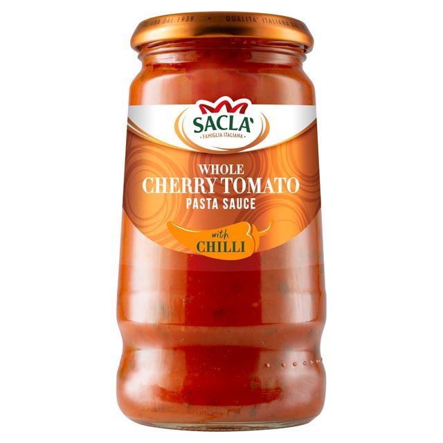 Sacla' Whole Cherry Tomato &amp;amp; Chilli Pasta Sauce   350g