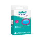 Safe &amp;amp; Sound Soft Silicone Earplugs   3 per pack