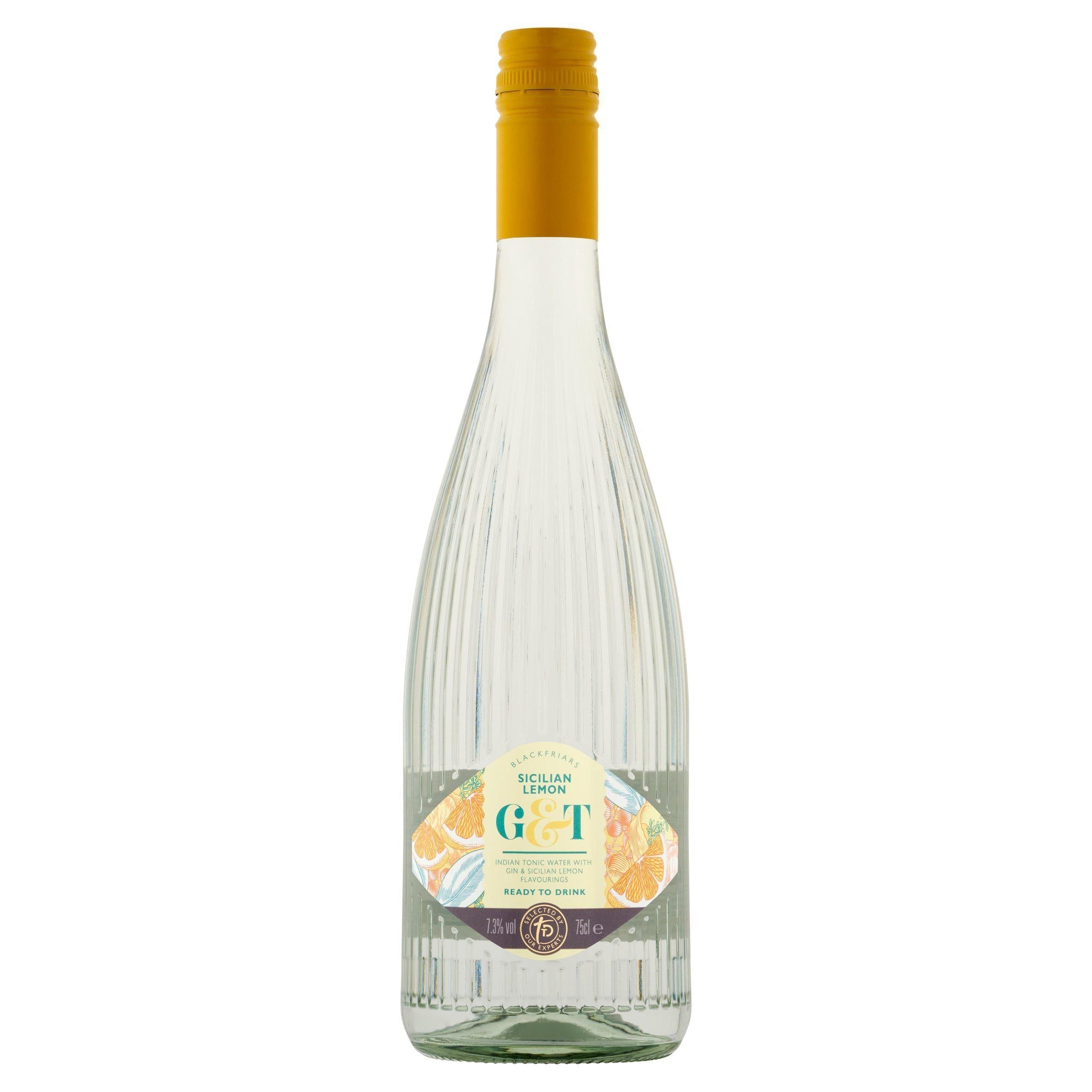 Sainsbury's Blackfriars Sicilian Lemon G&amp;amp;T, Taste the Difference 75cl
