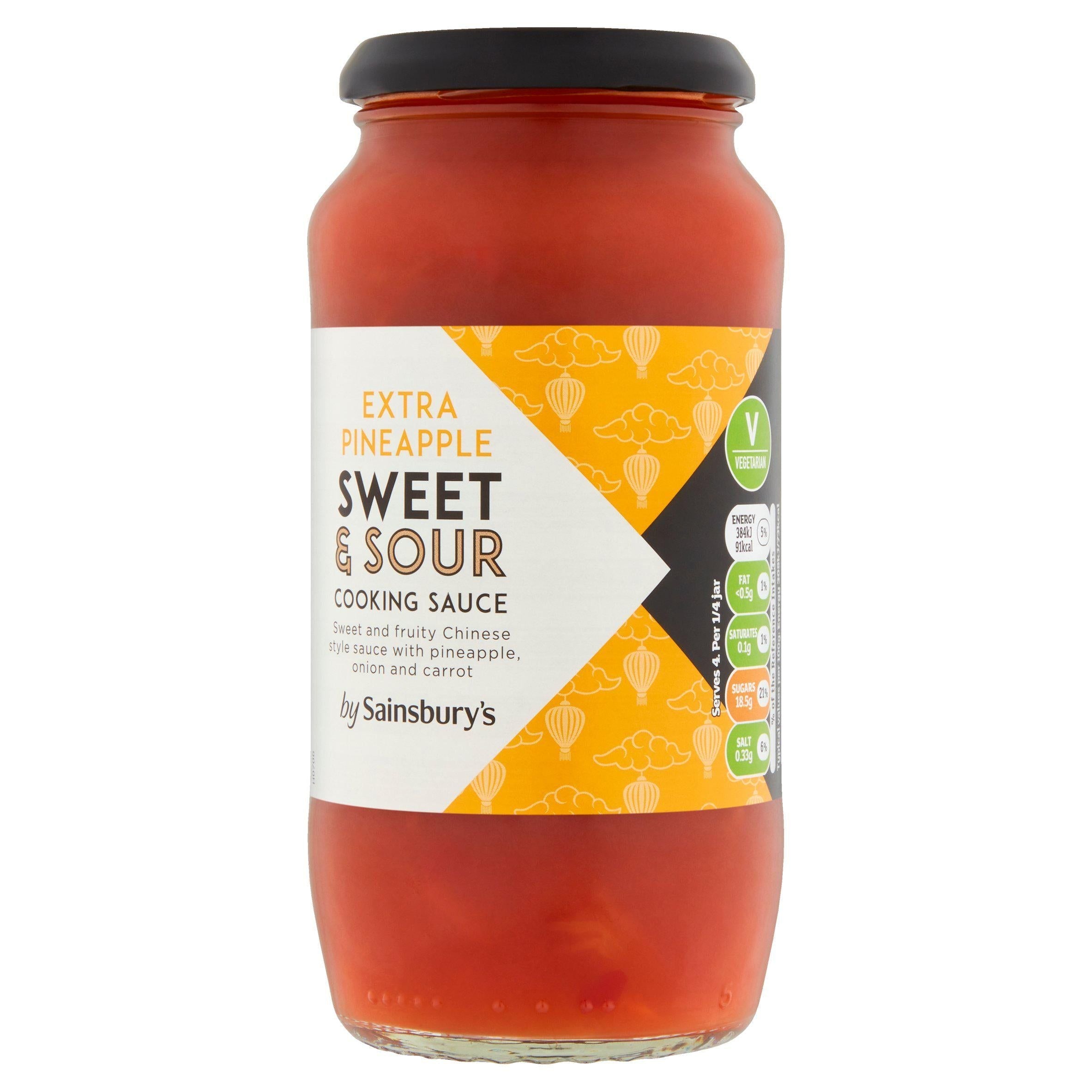 Sainsbury's Extra Pineapple Sweet &amp;amp; Sour Cooking Sauce 500g