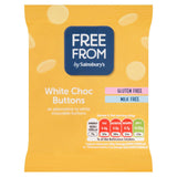 Sainsbury's Free From White Chocolate Buttons 25g